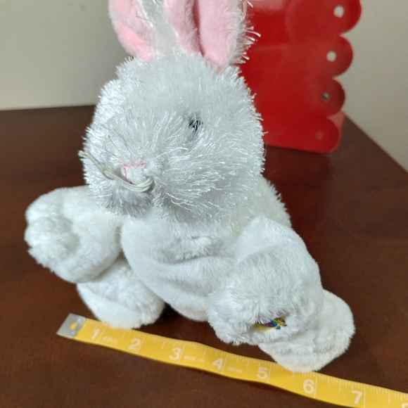 ✓Ganz Webkinz #HM078 WHITE BUNNY RABBIT Plush Stuffed Animal Toy (no code) - Picture 3 of 12